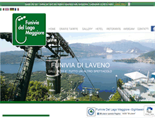 Tablet Screenshot of funiviedellagomaggiore.it